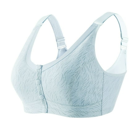 Summer Savings  Women s Seamless Bra  Buckle Thin Bra No Wire Push-Up  Large Size  Comfortable Front Closure  Supportive Bra  Seamless Underwire Bra  Nursing Bra Alternative  Adjustable Bra