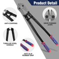 thumbnail image 2 of Cortador de pernos WORKPRO 24 de acero cromo-molibdeno de alta resistencia, 2 of 8