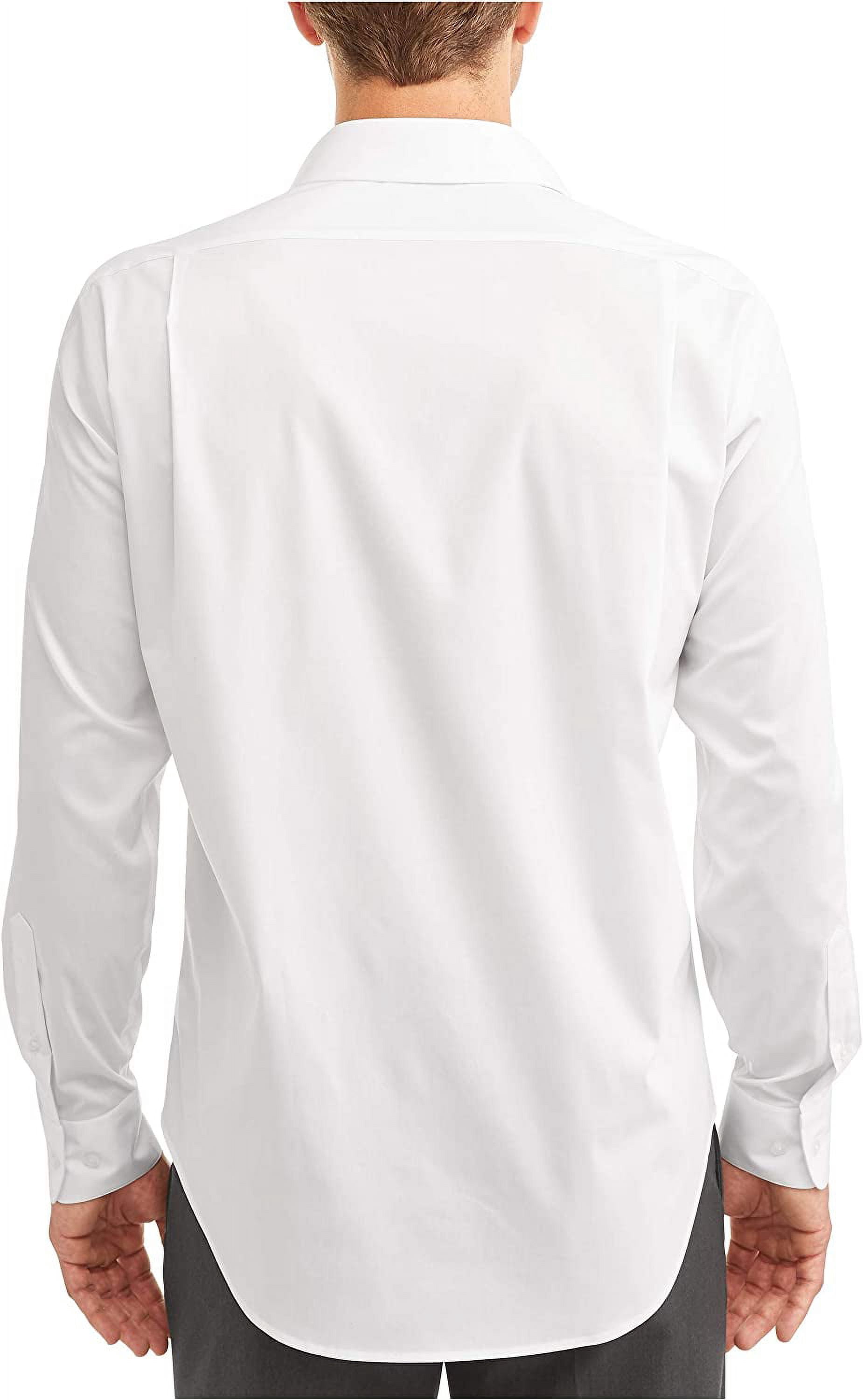 George Men's Classic Long Sleeve Dress Shirt