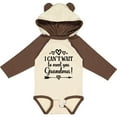 thumbnail image 3 of Inktastic I Can't Wait to Meet You Grandma Baby Announcement Boys or Girls Long Sleeve Baby Bodysuit, 3 of 5