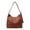 Brown, variant on Stylago Slouchy Suede Tote Bags for Women Large Capacity Crossbody Shoulder Purses Ladies Zipper Handbags for College Everyday Black