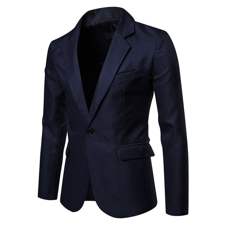 Dovford Mens Blazers Slim Fit Business Casual Men Suit Sport Coat