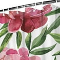 thumbnail image 4 of Waterproof Pioneer Shower Curtain 72x84 Inch Polyester Unique Cute Floral Shower Curtain for Bathroom Hotel Home Decor with 12 Plastic Hooks, 4 of 5