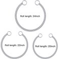 thumbnail image 3 of 3 Pack Dog Collar Chain, Stainless Steel Training Collar for Dogs, 3 of 6