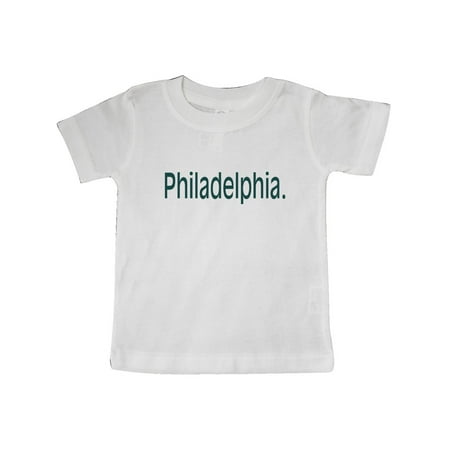 

Inktastic Philadelphia in Dark Blue Text Gift Baby Boy or Baby Girl T-Shirt