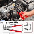 thumbnail image 3 of WISEUP 4PCS Hose Clamp Pliers Set - Includes 27" Long Reach Wire Spring Plier, Clic-R Type Pliers, Hose Remover & Flat Band Clamp Tool - fo, 3 of 7