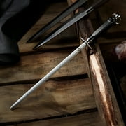 MITSUMOTO SAKARI Honing Steels, 10 inch Knife Sharpening Steel (ABS Handle & Powerful Magnet)