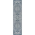 thumbnail image 2 of Jill Zarin Outdoor Collection Area Rug - Dubai (2' x 8' Runner Blue/Ivory), 2 of 9