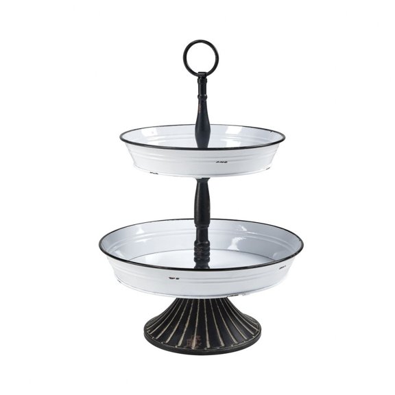Elk Home Freswick Double Tier Server in White