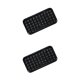 thumbnail image 4 of Bearachild Wireless Keyboard with Button Keys Rechargeable Strong Stability Movie Receiver Keypad Theater Smooth Small Lightweight Pocket 12.00*6.00*0.70 cm 2Conjunto, 4 of 6