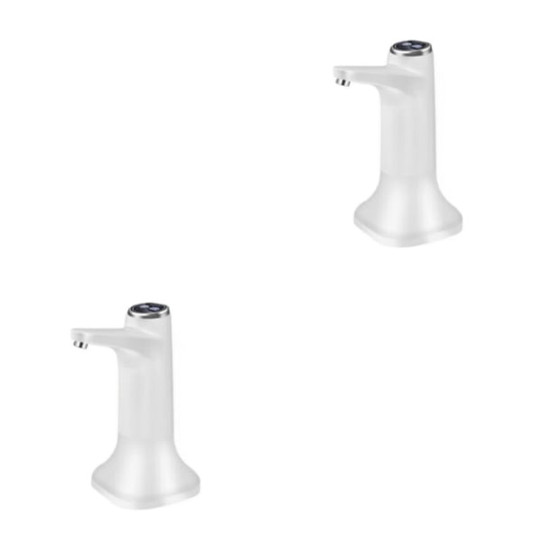 Bomba de agua eléctrica Toystoory automática USB 2 modos Dispensador de bebidas Blanco+fondo