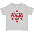 thumbnail image 3 of Inktastic Happy Canada Day- Maple Leaf Circle Boys or Girls Baby T-Shirt, 3 of 5