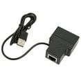 thumbnail image 1 of Adaptateur Répartiteur RJ45, Répartiteur Ethernet 1 à 2 Plug And Play pour Cat6 pour Cat5e, 1 of 8