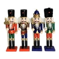 thumbnail image 2 of 4 piezas 7 pulgadas cascanueces muñeca de marioneta de piezaza libre para estantería decoración Yotijar marioneta de soldado de cascanueces, 2 of 10