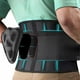thumbnail image 1 of FEATOL - Faja lumbar para hombre, alivio del dolor lumbar, cinturón con almohadilla ergonómica de silicona 3D para trabajos pesados, hernia discal y ciática (talla 3XL), 1 of 5