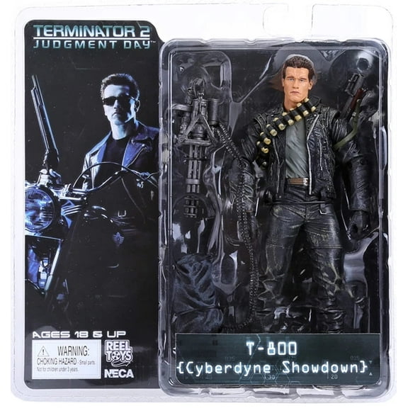 The Terminator T-800 /T-1000 Endoskeleton (7 Inches Scale) Action Figure Collectible Model (Cyberdyne Showdown)
