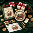 thumbnail image 4 of Floleo Christmas Theme Embroidery Kit Train Style with All Tools, Hand Embroidery Starter Set for Adults Beginners Holiday Home Decor Gift Cross Stitch Design, 4 of 9