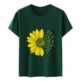 thumbnail image 4 of Blouses for women dressy casual cotton，polyester Soft Clothing L Green womens blouses, 4 of 5