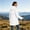 White, variant on Lutiedan Waterproof Raincoat for Women Full Zip Long Sleeve Windbreaker Outdoor Hiking Hooded Rain Jacket with Pocket Size S-XXL