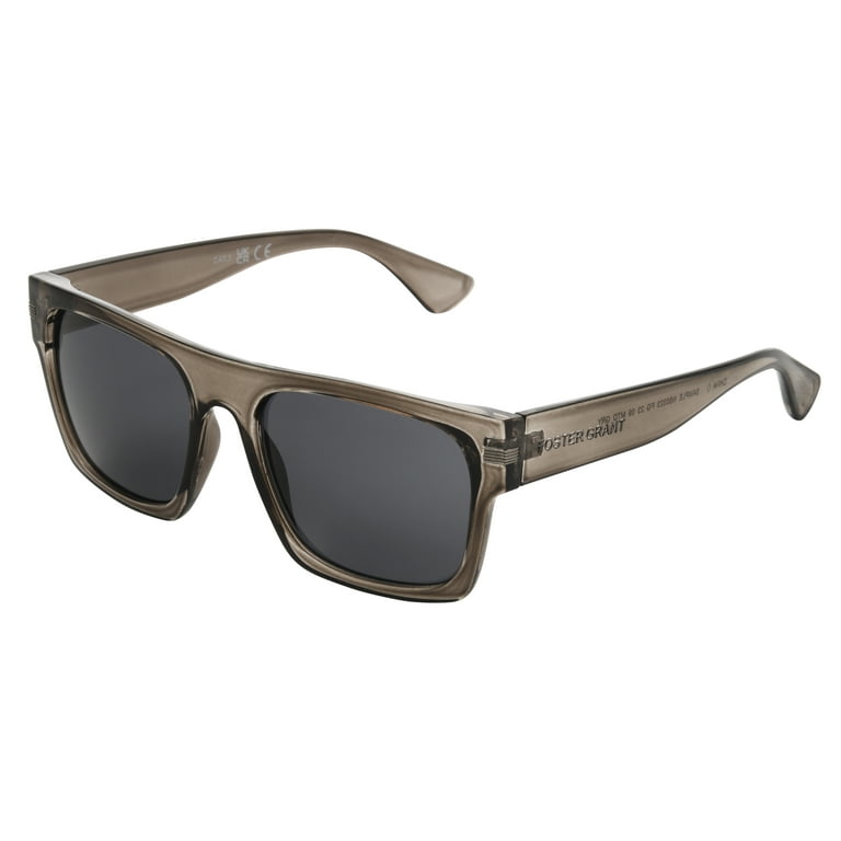 Foster Grant Men's Flattop Fashion Sunglasses Gray - Walmart.com