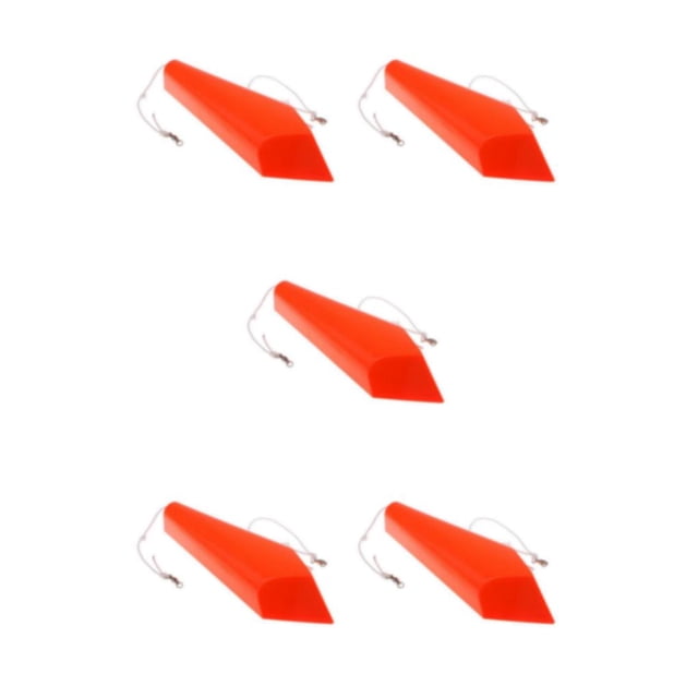 Baohd Sleek and Practical Splashing Float Boat Fishing Trolling Accessory Side Planer Diveboard Left 24cm 5Set