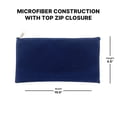 thumbnail image 3 of Empire Cove Pouch Bag Zipper Cosmetic Makeup Bank Car Documents Travel Navy Blue, 3 of 4