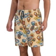 thumbnail image 2 of Fotbe Camp Badge Trajes de Baño Estampados para Hombre, Shorts de Verano de Secado Rápido, Ropa de Playa, Bañadores-3X-Large, 2 of 6