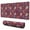 Purple Colorful Skull, variant on Long Mouse Pads for Desk,Black White Tiny Skull Pattern Desk Mats on Top Of Desks, Desk Mouse Pad Extra Large with 3mm Non-Slip Base and Stitched Edge for Gaming,Office,Work,Home 31.5"x11.8"