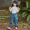 thumbnail image 2 of Mepaouo Toddler Rain Pants Kids' Lightweight Waterproof Trousers Outwear Bottoms for Boys Girls Blue 7-8 Years, 2 of 4