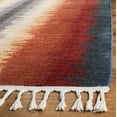 thumbnail image 4 of Safavieh Farmhouse Bridger Striped Area Rug, Navy/Orange, 6'3" x 6'3" Square, 4 of 11