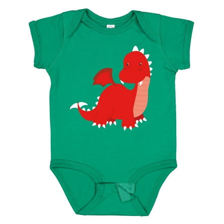 

Inktastic Adorable Red Dragon Gift Baby Boy Bodysuit