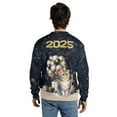 thumbnail image 5 of Happy New Year British Shorthair Welcome 2025 Balloon Firework Party All Over Print 3D Sweatshirt Unisex Merch Cat Lover Kitten Owner Gifts - 01014, 5 of 6