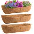 thumbnail image 1 of Maceta Coco Liners para ventana, 91 cm, paquete de 3 unidades, 100% coco, 1 of 7