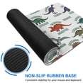 thumbnail image 6 of Long Mouse Pads for Desk,White Cartoon Dinosaurs Names Pattern Desk Mats on Top Of Desks, Desk Mouse Pad Extra Large with 3mm Non-Slip Base and Stitched Edge for Gaming,Office,Work,Home 35.4"x15.7", 6 of 6