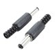 thumbnail image 2 of 100Pzs Negro 2.5mm x 5.5mm Adaptador Jack Clavija Macho de Potencia DC, 2 of 5