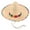 Khaki, variant on Shisuyan 1Pack Mexican Straw Hat Beige Round Sombrero For Adults Kids Fiesta Party Accessory 13.76In Diameter