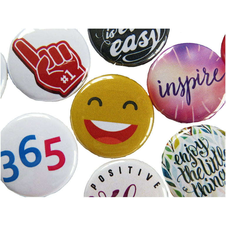 Funny Pinback Buttons Pins Set Pack of 35-1” Mini Collectibles 