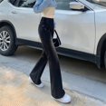 thumbnail image 3 of Pantalones vaqueros de estilo coreano para mujer, Jeans de nicho con piernas anchas naturales, pantalones casuales de cintura alta, 3 of 4