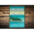 thumbnail image 1 of Lake Tahoe Lakehouse Novelty Decor, Metal Wall Sign - 10x14 Inches, 1 of 4