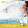thumbnail image 6 of Portable whirlpool Jet Spa Bath - With Adjustable Swivel Jet, 2 levels. Home Spa for Bathtub. Jet Bath Spa, Tub Bubbles for Relaxation and Massage. Spa Bubble Bath, Whirlpool Bath Spa for all Bathtubs, 6 of 7