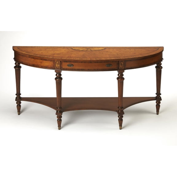 Butler Specialty Demilune Console Table In Connoisseur'S Finish