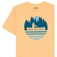 thumbnail image 2 of Bass Outdoor Men's Logo Graphic Tech T-Shirt Orange Size Small, 2 of 3