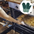 thumbnail image 3 of Un par de guantes para horno, guantes de silicona y algodón, guantes aislantes de panal, 3 of 5