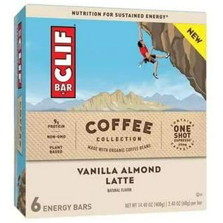 Clif Bar Inc. Energy Vanilla Almond Latte Bar 6 Count
