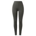 thumbnail image 4 of QHFBli Under Dress Leggings for Women Solid Women Loose Fit Casual Waistband Straight Leg Pocket Midi Length Leggings, 4 of 5