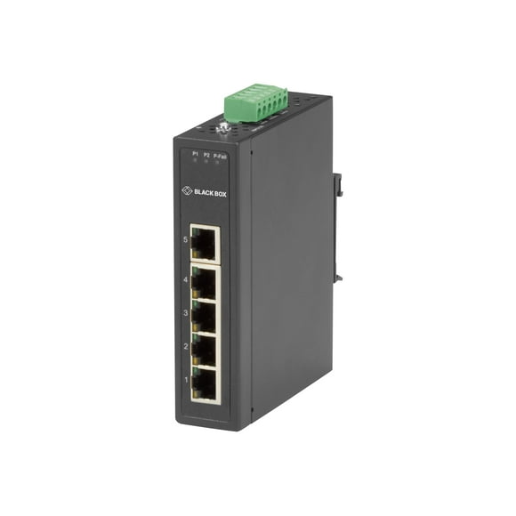 5-Port Industrial Fast Ethernet Unmanaged Switch Extreme Temp