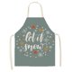 thumbnail image 2 of Delantal De Tela De Lino A Prueba De Aceite Delantal De Cuello Colgante De Navidad Para Cocinar En La Cocina Likrtyny Arte Deco, 2 of 8