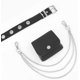 thumbnail image 4 of Riñonera de cuero Mini riñonera desmontable Monedero Monedero Fiesta Viaje Joyas para el cuerpo Accesorio,11 Feliz Sencillez, 4 of 5