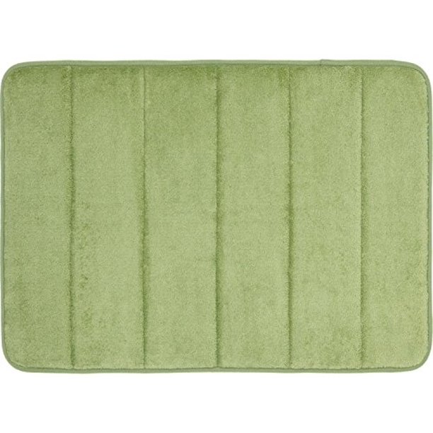 WPM'S Incredibly Soft and Absorbent Memory Foam Bath Mat, 17 By 24inch