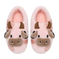 thumbnail image 5 of Cow Cute Cozy Fuzzy Slippers For Women Winter Warm Plush Comfy Indoor Outdoor Slippers Pink 42, 5 of 6